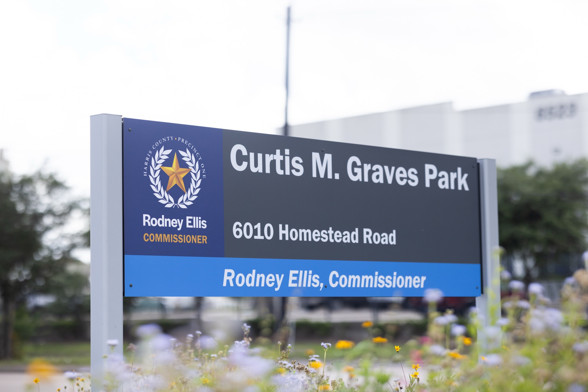 Photo from the Curtis Graves Park ribbon cutting and reception